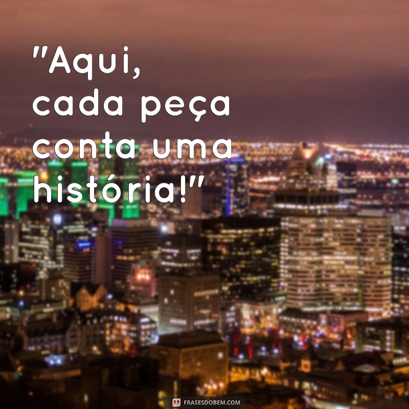 frases para brechó 