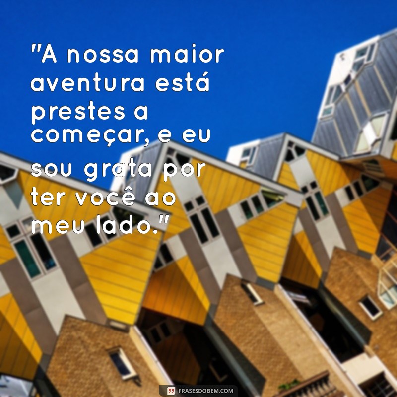 frases foto gravida com marido 