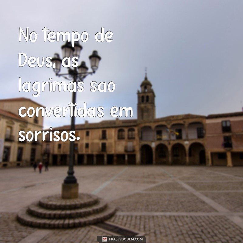 Frases Inspiradoras: Entendendo o Tempo de Deus em Nossas Vidas 