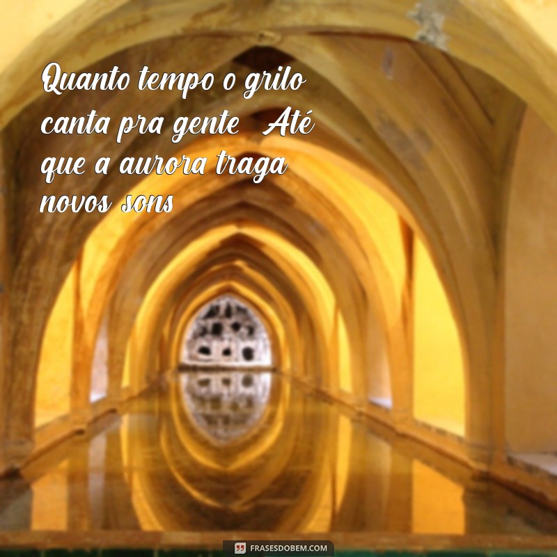 Descubra Por Que e Por Quanto Tempo um Grilo Canta: Curiosidades e Fatos 