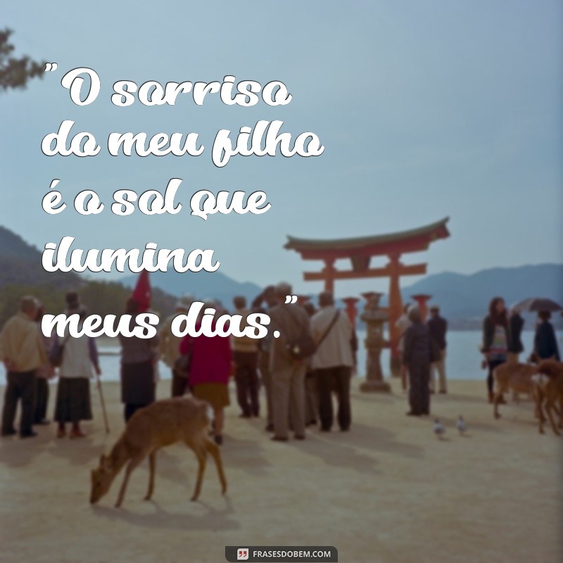 frases para foto com o filho 