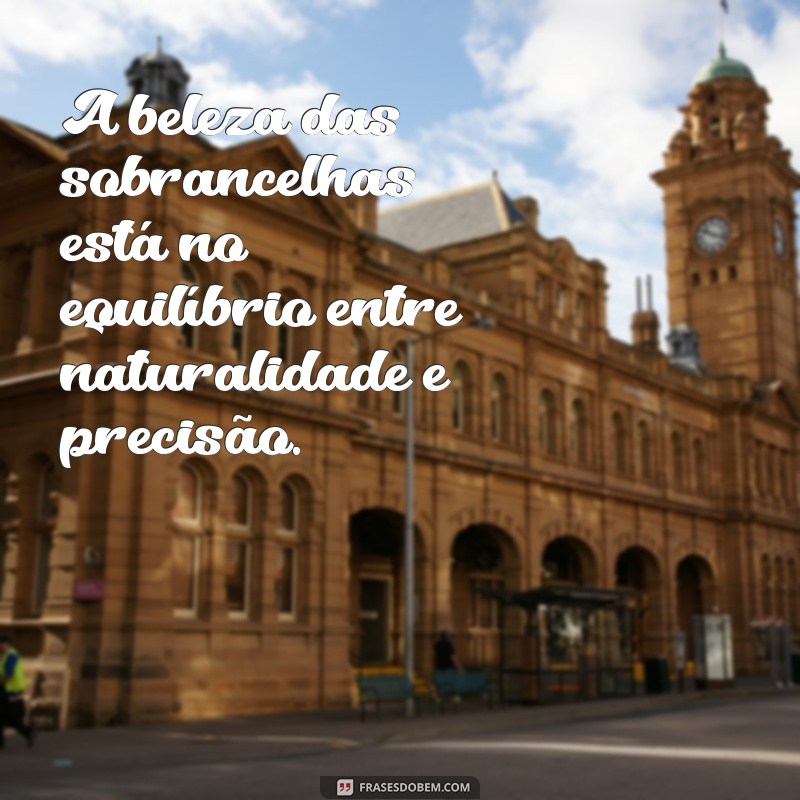 As Melhores Frases Inspiradoras Sobre Sobrancelhas 