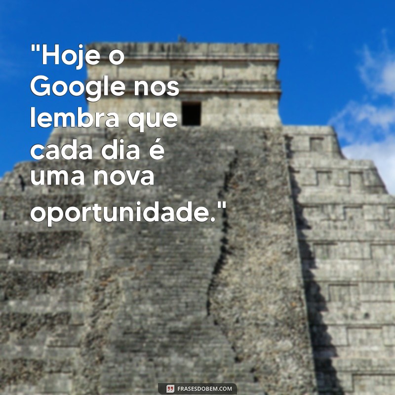 google hoje é ano novo 