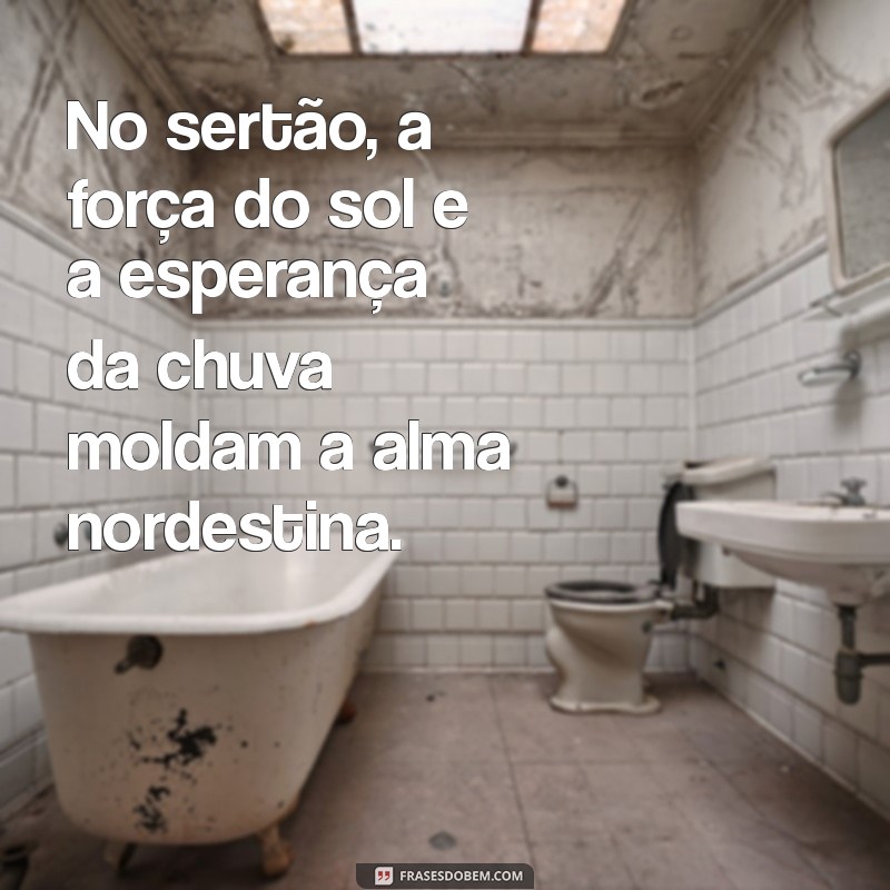 frases do dia do nordestino No sertão, a força do sol e a esperança da chuva moldam a alma nordestina.