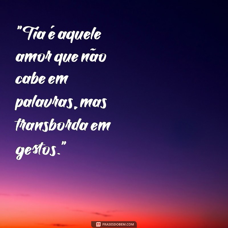 frases sobre tia 