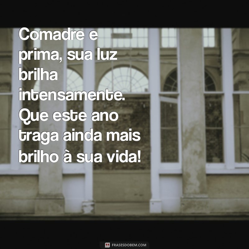 Mensagens de Aniversário Incríveis para Comadres e Primas: Celebre com Amor! 