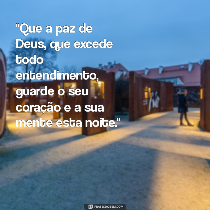 frases de boa noite bíblica 