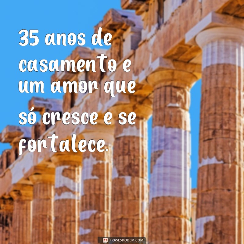 Descubra as 35 melhores frases para celebrar 35 anos de casamento! 